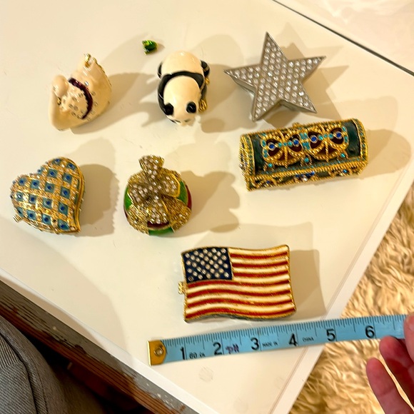 Cloisonné treasure boxes - Picture 4 of 4